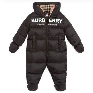 Infant Burberry snowsuit
